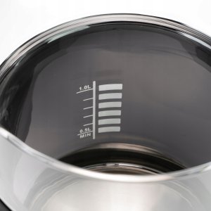 Czajnik Feel-Maestro Huslog czajnik szklany z panelem dotykowym czarny 1,7L 2200W 3