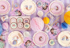 Party Deco Serwetki Koci Domek Gabi 33x33 mix A20 99265 2