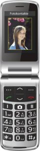 Telefon komórkowy Beafon SL645 - 2G, Silver Line, telefon z klawiszami składany, czarno-srebrny 2