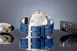 Zegarek Giewont Zegarek Męski Giewont Chronograph Sapphire Srebrno Niebieski GW8810-A2 7
