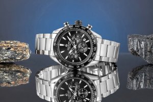 Zegarek Giewont Zegarek Męski Giewont Chronograph Sapphire Srebrno Czarny GW9580-B1 6