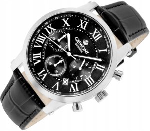 Zegarek Giewont Zegarek Męski Giewont Chronograph Sapphire Srebrno Czarny GW6260-A2 12