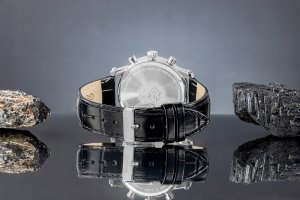 Zegarek Giewont Zegarek Męski Giewont Chronograph Sapphire Srebrno Czarny GW6260-A2 6