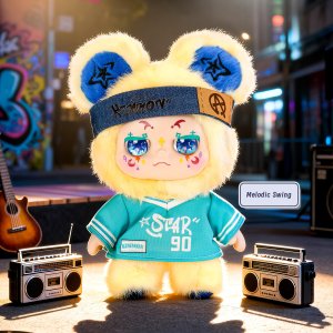Tm Toys PLUSZAK KIMMON ULICZNY ROCK 18X14X14 MIX6 PUD 11
