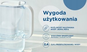 Dzbanek filtrujący Brita Style Essential 2.4l + 4 wkłady, piaskowy 4