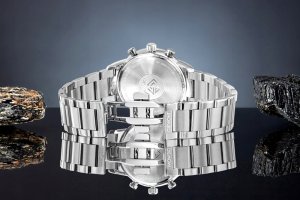 Zegarek Giewont Zegarek Męski Giewont Chronograph Sapphire Srebrno Czarny GW8510-B1 7