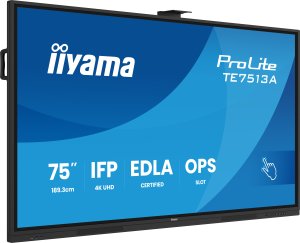 Monitor iiyama IIYAMA TE7513A-B2AG 190,5cm 75 cali iiWare21E EDLA -Google-GMS-apps Android 14 16 summer 2026 Octa-core SOC 8/128GB 40-Points 5