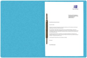 Oxford Oxford 400116203 okładka Karton Jasny Niebieski A4 2