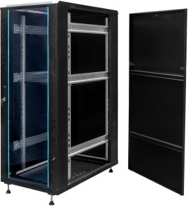 Szafa Netberg Szafa RACK 19" 32U NETBERG Stojąca Instalacyjna 600x1000mm Otwierane Boki 2