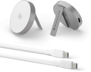 Ładowarka dbramante dbramante1928 re-charge - Bezprzewodowa ładowarka - with stand, with Qi2 - ALU - 25 Watt - 2 A (magnetyczny) 2