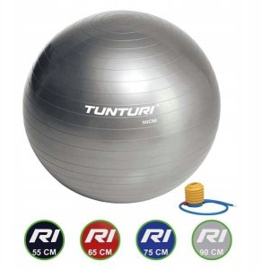 Tunturi Gymball 90cm srebrny 3