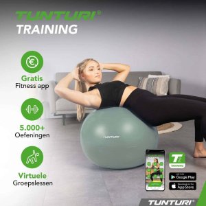 Tunturi Gimnastyczny kamuolys TUNTURI Gymball 90cm Mint Anti Burst 2