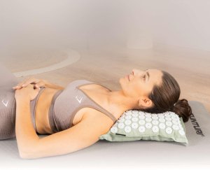 Tunturi Tunturi Pro Acupressure Mat And Pillow, Mint 2