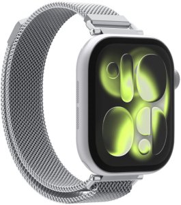 Spigen Pasek Spigen WBM4 Band do Apple Watch 8 / 9 / 10 / 11 / SE 40/41/42mm Silver 2