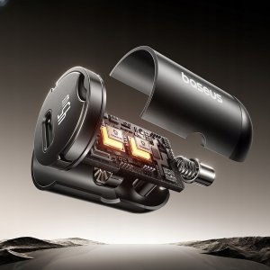 Ładowarka TelForceOne Baseus PrimeTrip VP2 Ładowarka Samochodowa 45W Czarny 3