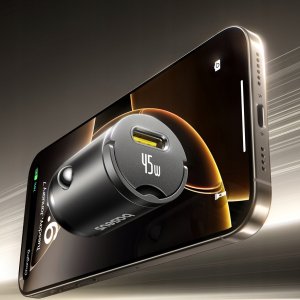 Ładowarka TelForceOne Baseus PrimeTrip VP2 Ładowarka Samochodowa 45W Czarny 5