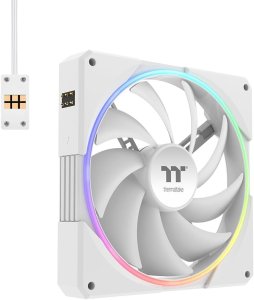 Wentylator Thermaltake TS140 EX RGB Biały 3-pack + hub (CL-F209-PL14SW-A) 3