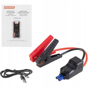 Werkberg URZĄDZENIE ROZRUCHOWE POWERBANK Booster 2500A 23800mAh ładowarka indukcyjna 14