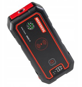 Werkberg URZĄDZENIE ROZRUCHOWE POWERBANK Booster 2500A 23800mAh ładowarka indukcyjna 3