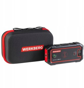 Werkberg URZĄDZENIE ROZRUCHOWE POWERBANK Booster 2500A 23800mAh ładowarka indukcyjna 9