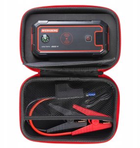 Werkberg URZĄDZENIE ROZRUCHOWE POWERBANK Booster 2500A 23800mAh ładowarka indukcyjna 10