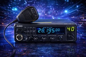 Krótkofalówka Orava Alinco DX-10 Radio 10m AM/FM/SSB/CW 1DIN Export 25-29,7 MHz 2