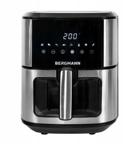 Frytkownica beztłuszczowa FUHAUS Frytkownica Beztłuszczowa BERGMANN AIR FRYER 6,5L 1500W 8 PROGRAMÓW 4