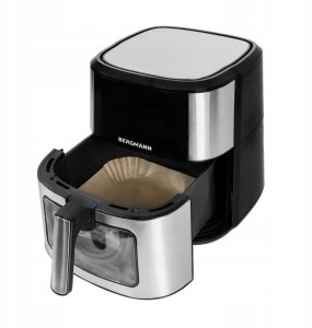 Frytkownica beztłuszczowa FUHAUS Frytkownica Beztłuszczowa BERGMANN AIR FRYER 6,5L 1500W 8 PROGRAMÓW 9