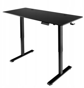 Biurko FURVERO Czarne 140 cm x 60 cm 2