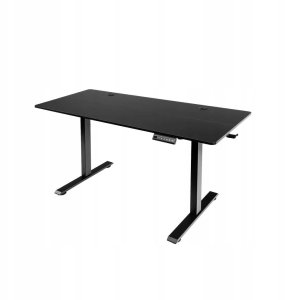 Biurko FURVERO Czarne 140 cm x 60 cm 6