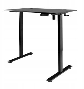 Biurko FURVERO Czarne 120 cm x 60 cm 3