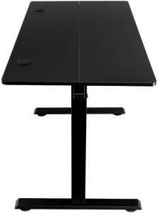 Biurko FURVERO Czarne 120 cm x 60 cm 9