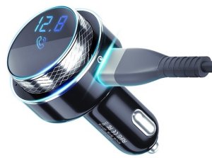 Transmiter FM 3MK Transmiter FM 3mk Hyper Car BT5.0 QC 30W 2x USB Ładowarka 13