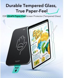 ESR FOLIA OCHRONNA ESR PAPER FEEL IPAD AIR 10.9” 4 / 5 / 2020-2022 / 11” 6 / 7 / 8 / 2024-2026 CLEAR 2