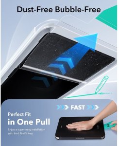ESR FOLIA OCHRONNA ESR PAPER FEEL IPAD AIR 10.9” 4 / 5 / 2020-2022 / 11” 6 / 7 / 8 / 2024-2026 CLEAR 4