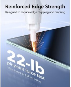 ESR FOLIA OCHRONNA ESR PAPER FEEL IPAD AIR 10.9” 4 / 5 / 2020-2022 / 11” 6 / 7 / 8 / 2024-2026 CLEAR 6