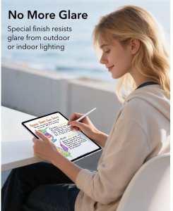 ESR FOLIA OCHRONNA ESR PAPER FEEL IPAD AIR 10.9” 4 / 5 / 2020-2022 / 11” 6 / 7 / 8 / 2024-2026 CLEAR 7