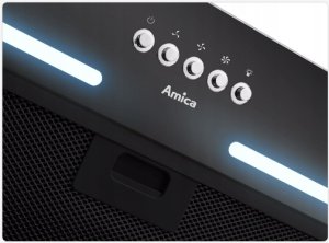 Okap Amica Okap teleskopowy Amica OTP6253BG 389 m3/h Czarny 3