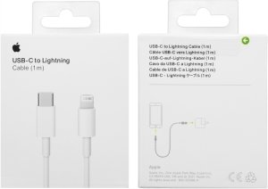 Kabel USB Apple USB-C - Lightning 1 m Biały 3