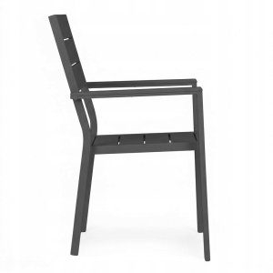 Garden4You Zestaw krzeseł ogrodowych MultiGarden stal HDPE 6