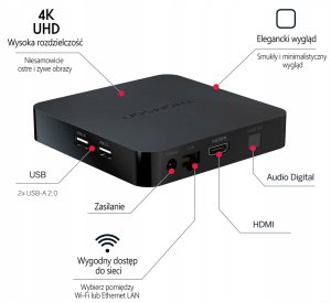 Odtwarzacz multimedialny Thomson Streaming Box Thomson 240 Google TV (4K) 3
