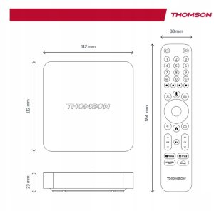 Odtwarzacz multimedialny Thomson Streaming Box Thomson 240 Google TV (4K) 4