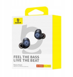Słuchawki Baseus Słuchawki dokanałowe Baseus Bowie MA20 ANC TWS BT 5.3 Czarne bezprzewodowe 13