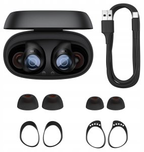 Słuchawki Baseus Słuchawki dokanałowe Baseus Bowie MA20 ANC TWS BT 5.3 Czarne bezprzewodowe 10