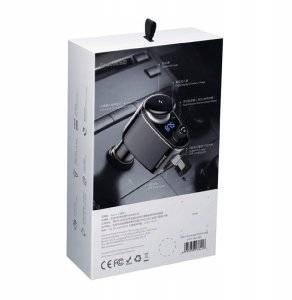 Transmiter FM Baseus TRANSMITER FM ŁADOWARKA SAMOCHODOWA Baseus Enjoy S-06 3.4A 2x USB-A BT 4.2 7