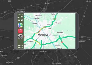 Wideorejestrator Tablet Rejestrator Nexadio CC-100 2K 7'' Android CarPlay Kamera cofania 10