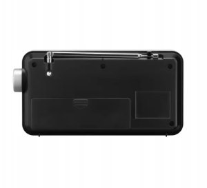 Radio Radioodbiornik przenośny Raven ERADP002 Radio FM Alarm Zegar Czarny 2