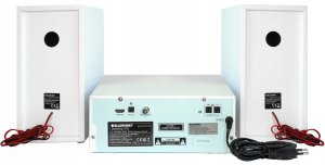 Wieża Blaupunkt Wieża Blaupunkt MS30.2BT EDITION 50W CD USB HDMI Bluetooth Radio FM Biały 6