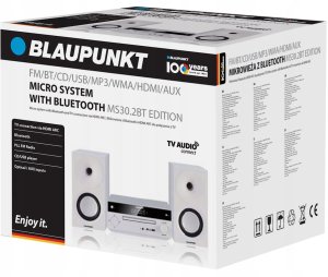 Wieża Blaupunkt Wieża Blaupunkt MS30.2BT EDITION 50W CD USB HDMI Bluetooth Radio FM Biały 9