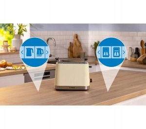 Toster Bosch MyMoment 950 W z funkcją opiekania toster TAT4M227 (4242005403134) 3